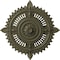 Ekena Millwork Haylynn Ceiling Medallion (Fits Canopies up to 1 1/4"), 29 1/8"OD x 1 1/4"ID x 4"P, Painted Turtle CM29HYPTF - alternate 1